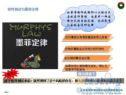 软件测试与墨菲定律 - 51Testing软件测试网-中国软件测试人的精神家园