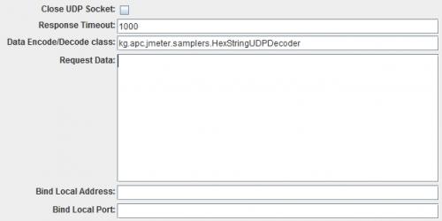 UDP sampler