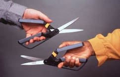 Large grip scissors